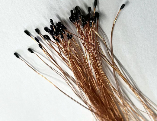 Componente elettronico smaltato di precisione del termistore dell'epossidico NTC del filo di piombo